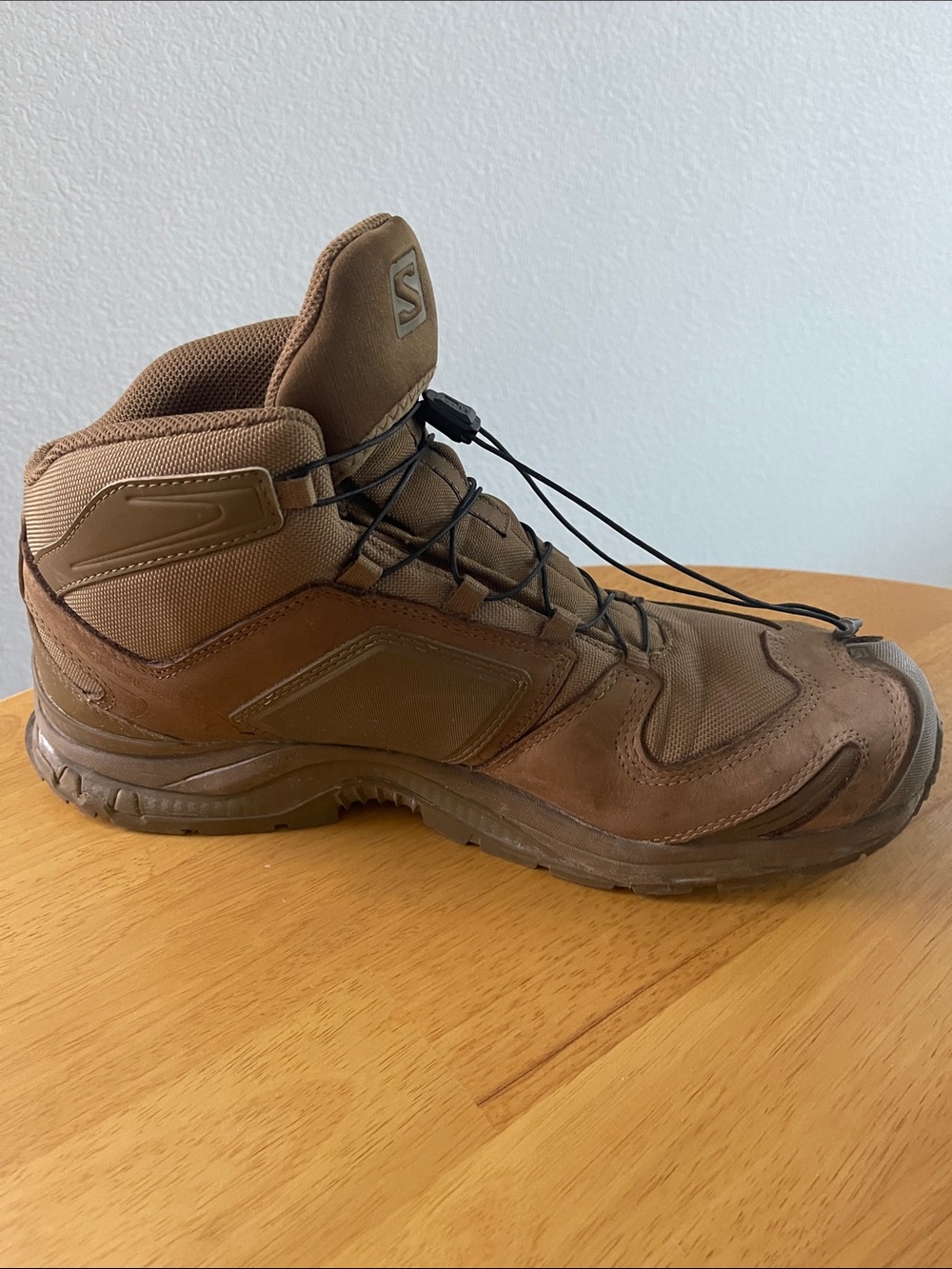 Salomon Brown Quick-Pull Tactical Hiking Boots - Picture 4 of 12